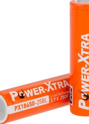 Аккумулятор мощный Power-Xtra 18650 2500 mAh Li-ion 3.7V 25BL