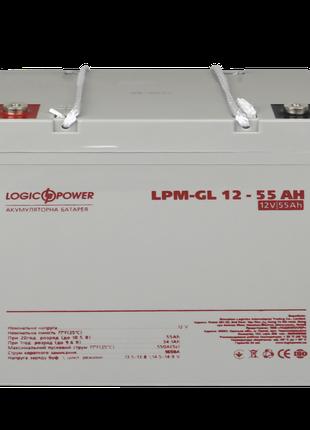 Аккумуляторная батарея Logic Power LPM-GL 12V-55 Ah | Аккумуля...