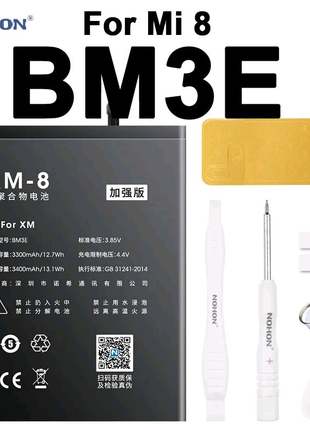 Аккумуляторная батарея NOHON BM3E для Xiaomi mi8 3400mAh
