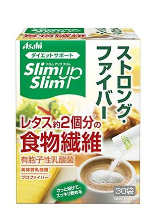 Клетчатка   asahi slim- пищевые волокна, 30 саше. япония