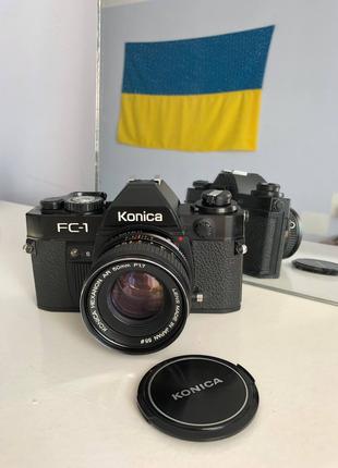 Плівковий фотоапарат Konica FC-1 (Hexanon AR 50mm F1.7)