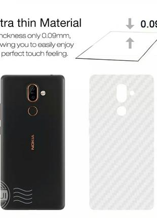 Защитная плёнка на заднюю крышку Nokia 7 plus