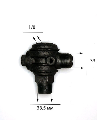 Обратный клапан компрессора Усилиный 33-33,5-10 мм - 1100 л/мин