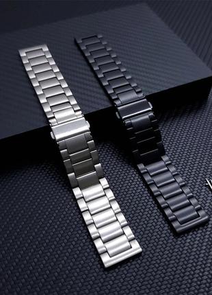 Титановий браслет для годинника 20 мм. матовий