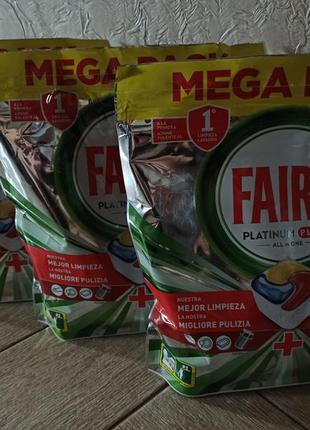 Капсули для посудомийної машини fairy platinum plus all in one...