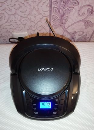 LONPOO LP D03 CD-плеер портативный проигрыватель бумбокс