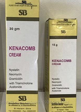 Kenacomb Кенакомб крем 15г от экземы и псориаза зуда Египет