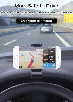 Автодержатель Автотримач Hoco CA50 In-Car Dashboard Phone Holder