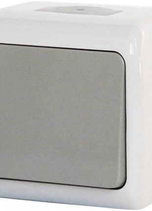 1-клавишный выключатель Erste electric Outdoor Premium Серый (...