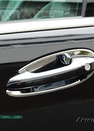 Хромированная накладка ручки двери Mercedes W221, S-Class комп...