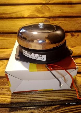 Звонок круглый Lainber, Classic Round Bell, чаша 100мм 220-230V