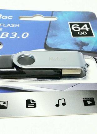 Флешка Netac 64GB U505 Black USB 3.0