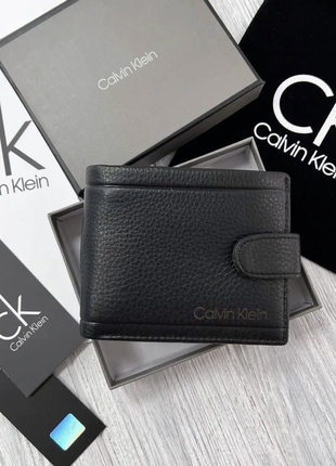 Чоловічий брендовий гаманець Calvin Klein Lux