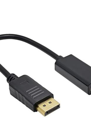Переходник адаптер DisplayPort - HDMI Black (6927)
