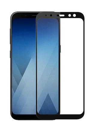 Защитное стекло 5D Premium Samsung A6 Plus 2018 Black