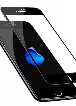Защитное стекло Full Glue iPhone 6/6s Plus Black