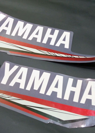 Наклейки на човновий мотор двигун Yamaha Ямаха 25 20 30 35 9.9
