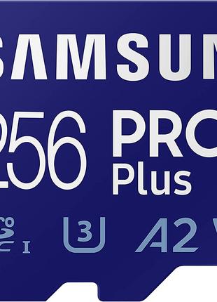 Карта пам'яті Samsung 256GB PRO Plus 160MB/s (Оригінал)