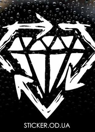 Вінілова наклейка на автомобіль у стилі JDM - Діамант, diamant