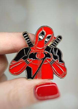 Металлический значок - пин "дэдпул. deadpool. марвел"