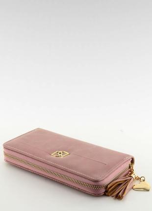 Рожевий гаманець-клатч