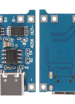 Модуль зарядного устройства для литиевых батарей TP4056 USB type-