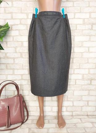 Новая базовая мега тёплая юбка миди карандаш со 100 % шерсти в...