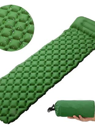 Надувной матрас для сна Каремат - Зеленый