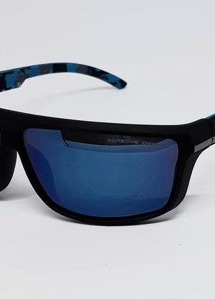Porsche design чоловічі сонцезахисні окуляри сині дзеркальні п...