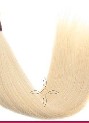 Натуральные Славянские Волосы в Срезе 60 см 100 грамм, Блонд №613