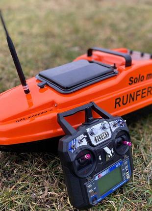 Карповый кораблик Runferry SOLO MINI Orange GPS Автопилот Глуб...