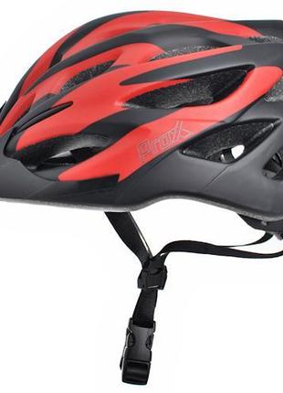 Шлем велосипедный ProX Thumb черный / красный (A-KO-0124) - 58...