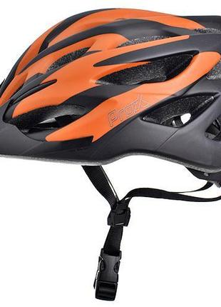Шлем велосипедный ProX Thumb черный / оранжевый (A-KO-0122) - ...