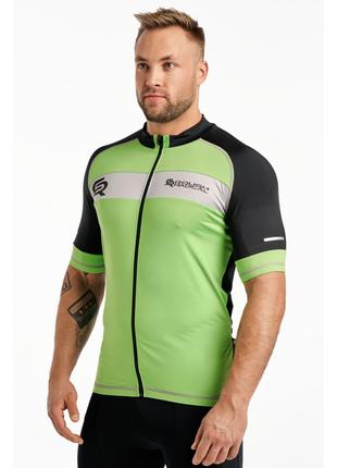 Велосипедная футболка Radical TRIP черный / зеленый (TRIP-gree...