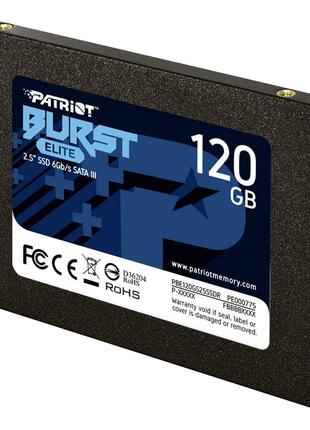 Накопичувач SSD 2.5" 120GB Patriot Burst Elite (PBE120GS25SSDR...