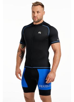 Велосипедная футболка Radical CROSS-SX черный / синий (CROSS-S...