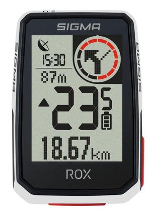 Велокомпьютер Sigma ROX 2.0 E-BIKE, 14 функций, белый (LIS122)