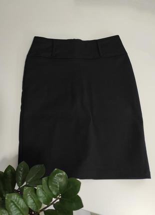 Юбка спідниця чорна жіноча офіційний стиль, 36 розмір