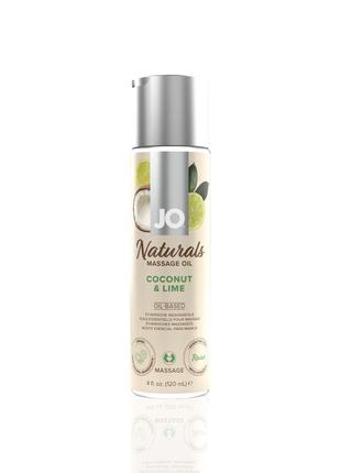 Массажное масло System JO – Naturals Massage Oil – Coconut & L...