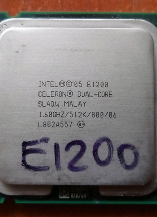 Процессор 775 Intel E1200 два ядра
