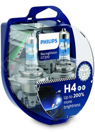 Комплект галогеновых ламп PHILIPS 12342RGTS2 H4 60/55W 12V P43...