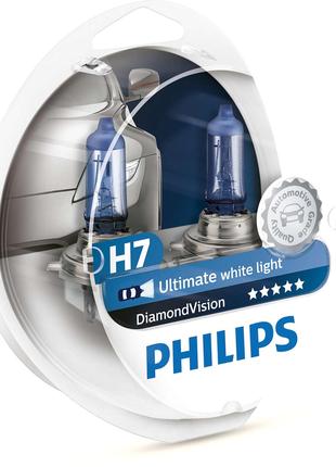 Комплект галогеновых ламп PHILIPS 12972DVSP H7 55W 12V PX26d D...