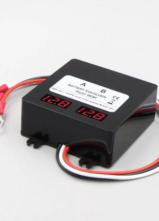 Эквалайзер батарей HC01 для двух свинцовых АКБ 12V 5A с вольтм...