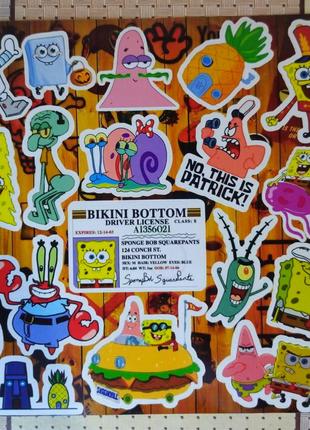 Наклейки для ноутбука Nickelodeon Sponge Bob