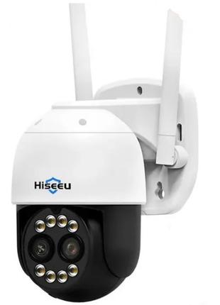 Купольная IP-камера Hiseeu WHD714 с 8 кратным оптическим зумом...