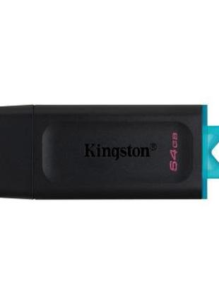 USB флеш накопитель Kingston 64GB DataTraveler Exodia Black/Te...