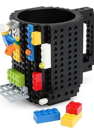 Кружка Lego брендовая 350мл Black
