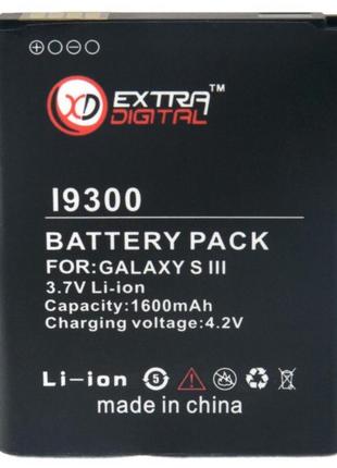 Аккумуляторная батарея Extradigital Samsung GT-i9300 Galaxy S3...