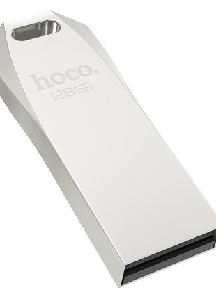 Флешка HOCO USB UD4 128GB, серебристая