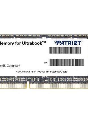 Модуль памяти для ноутбука SoDIMM DDR3L 4GB 1600 MHz Patriot (...